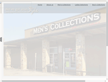 Tablet Screenshot of menscollection.net